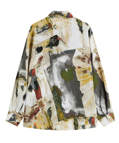 cumel slatte blouse